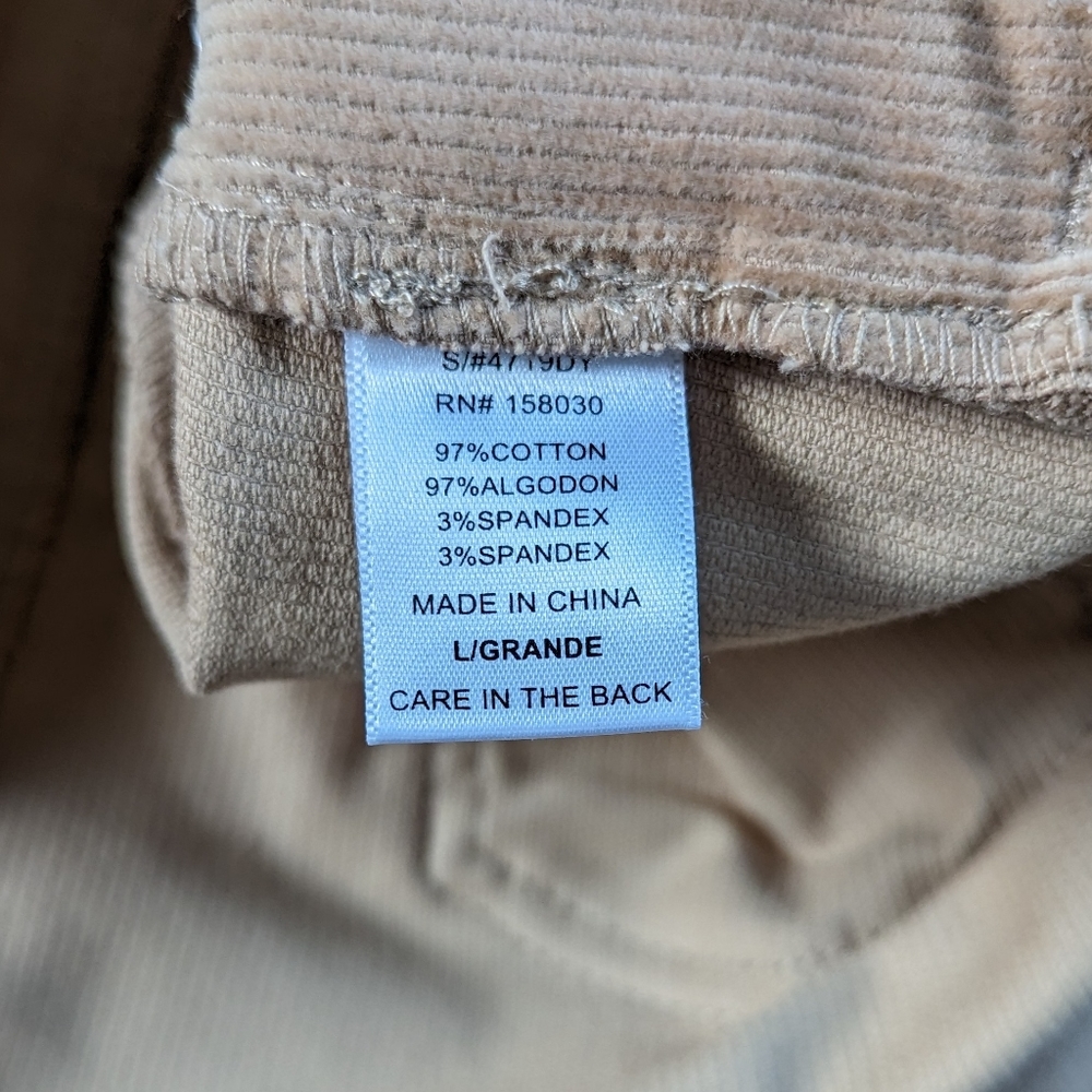 Corduroy Miniskirt Overalls - Picture 4 of 4